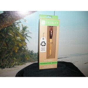 NEW by THE BLVD, FOUNDATION BRUSH, ECO FRIENDLY ALL NATURAL BAMBOO HANDLE